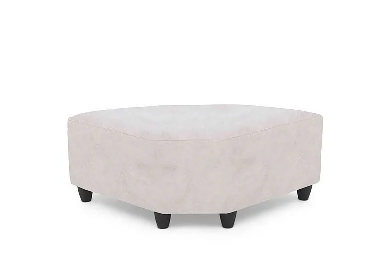 Aura Wedge Footstool - Enzo Cream