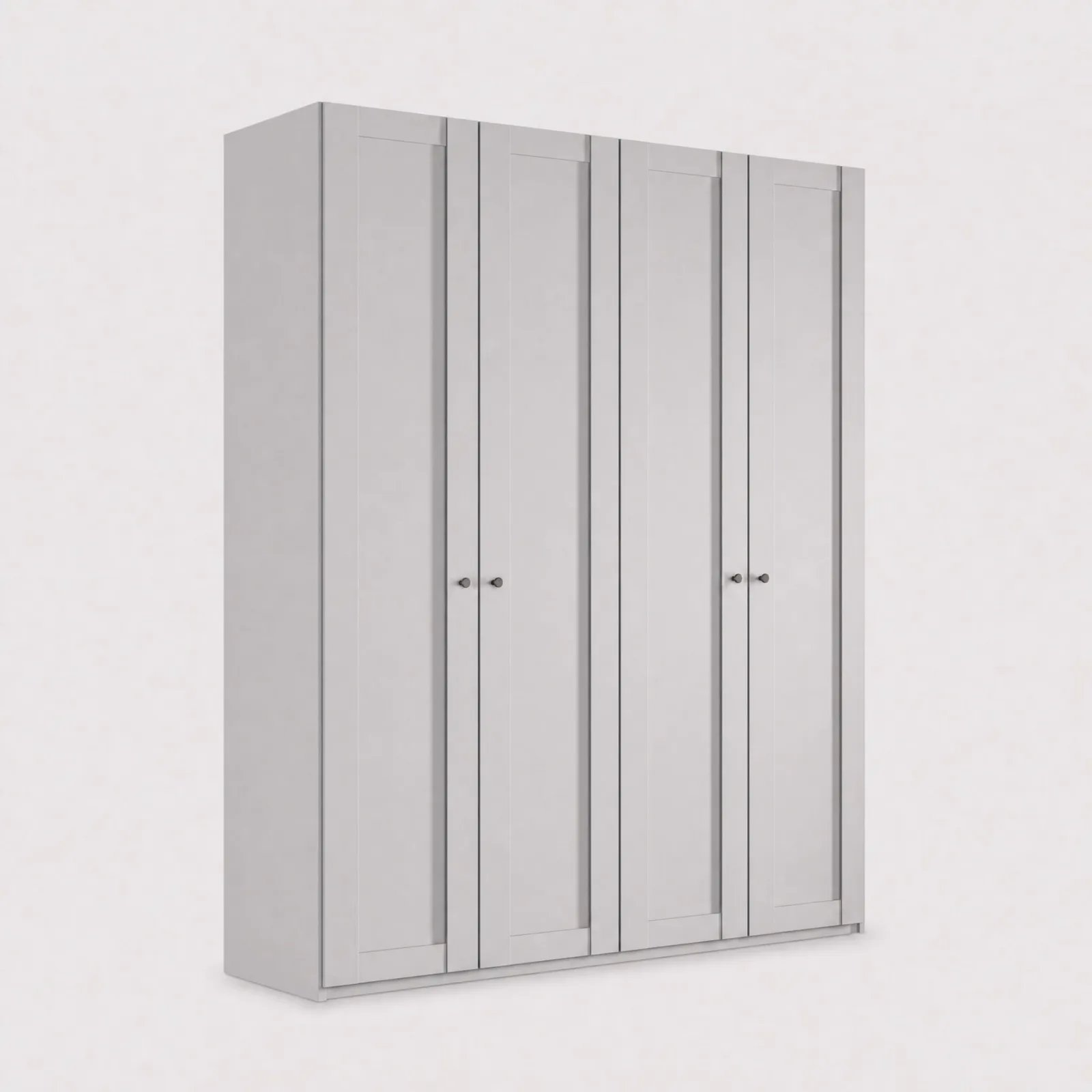Varese 2M 4 Door Wardrobe, Grey | Barker & Stonehouse 1