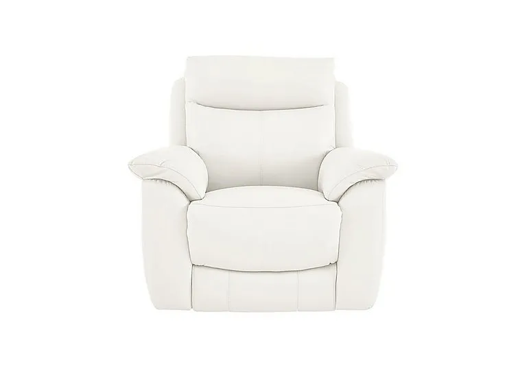 Echo Leather Armchair - BV Star White