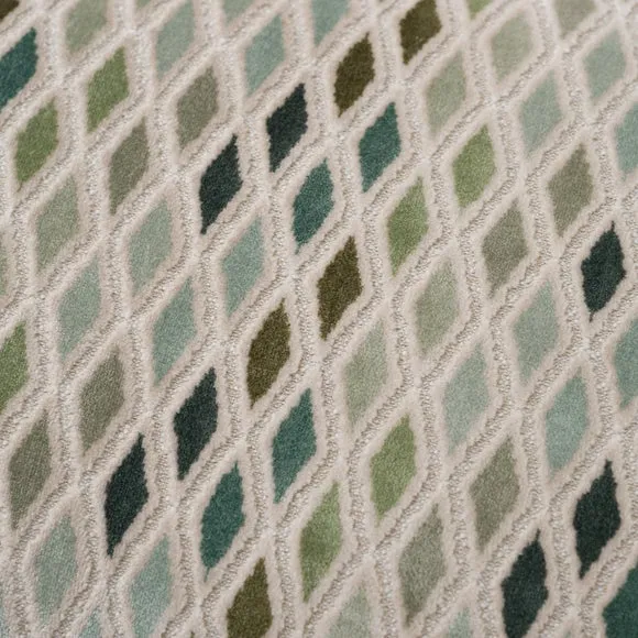 Diamond Cut Velvet Rectangle Cushion 2