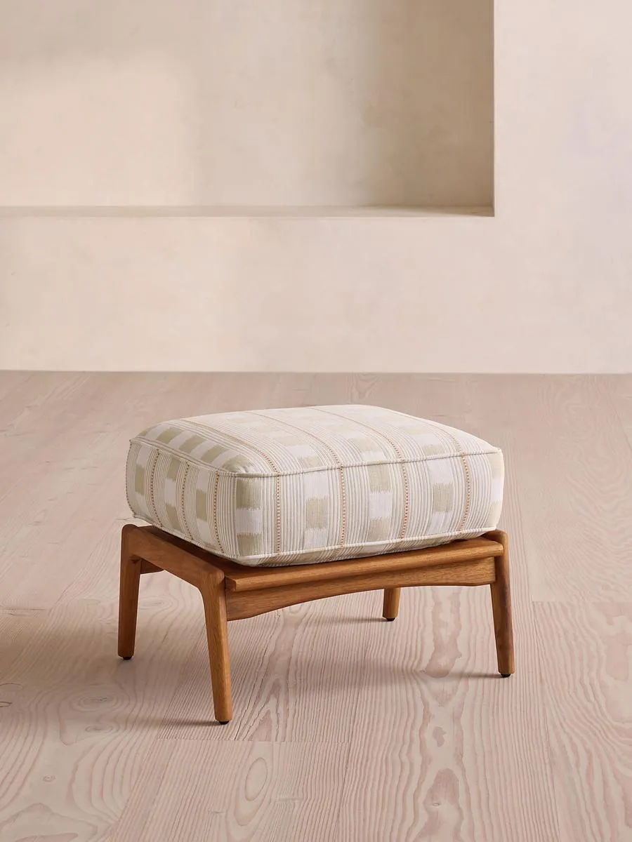 Eleonora Outdoor Footstool, Lost & Found, Latte
