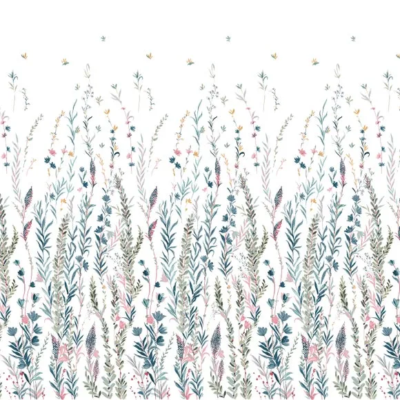 Whimsical Botanical Wall Mural 5