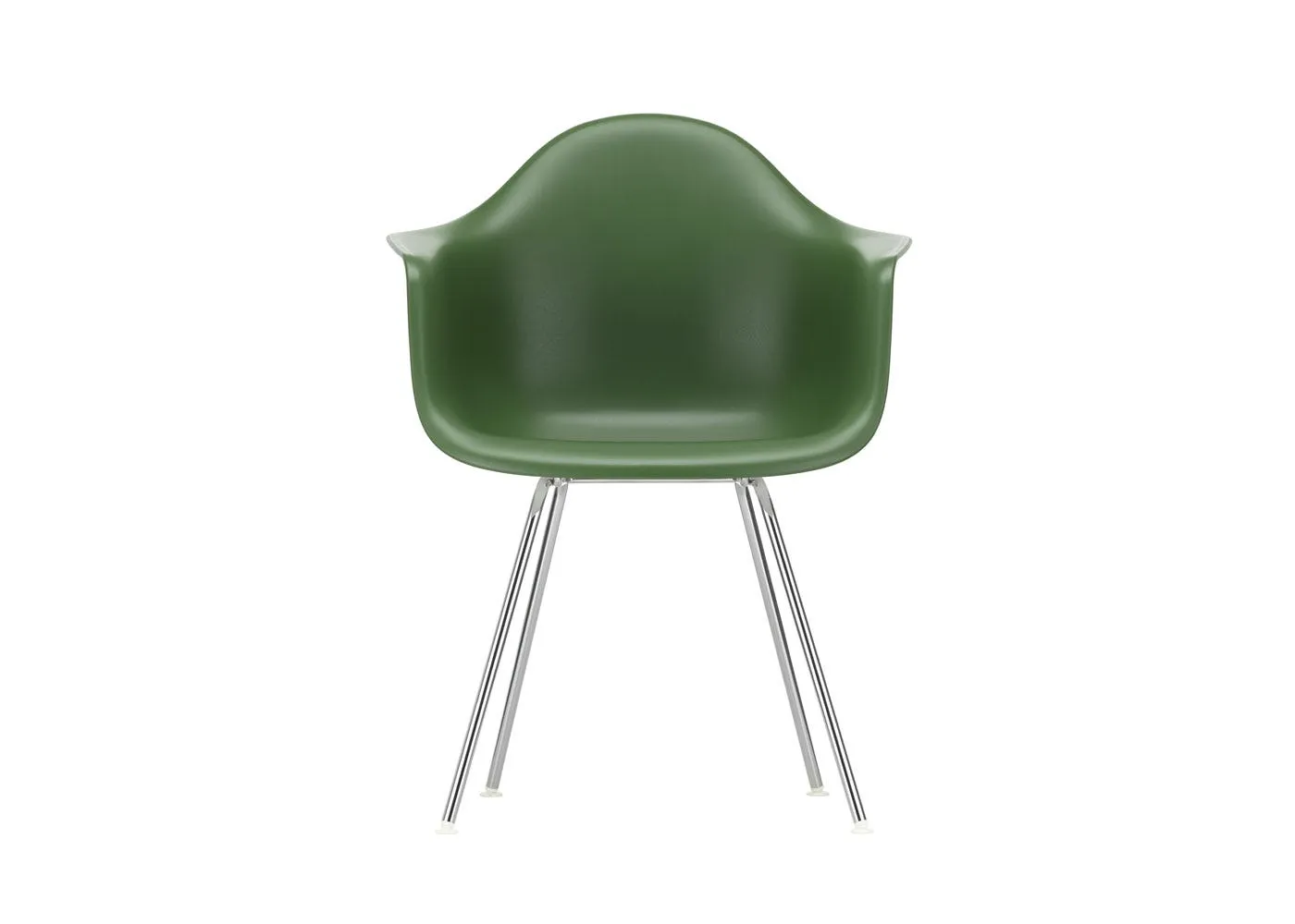 Vitra Eames DAX Armchair New Height Forest Chrome Base 1