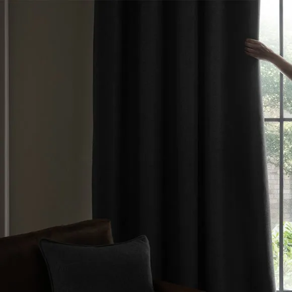 Luna Brushed Eyelet Curtains (Blackout Available) 5