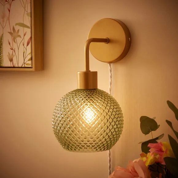 Elodie Plug In Wall Light 2