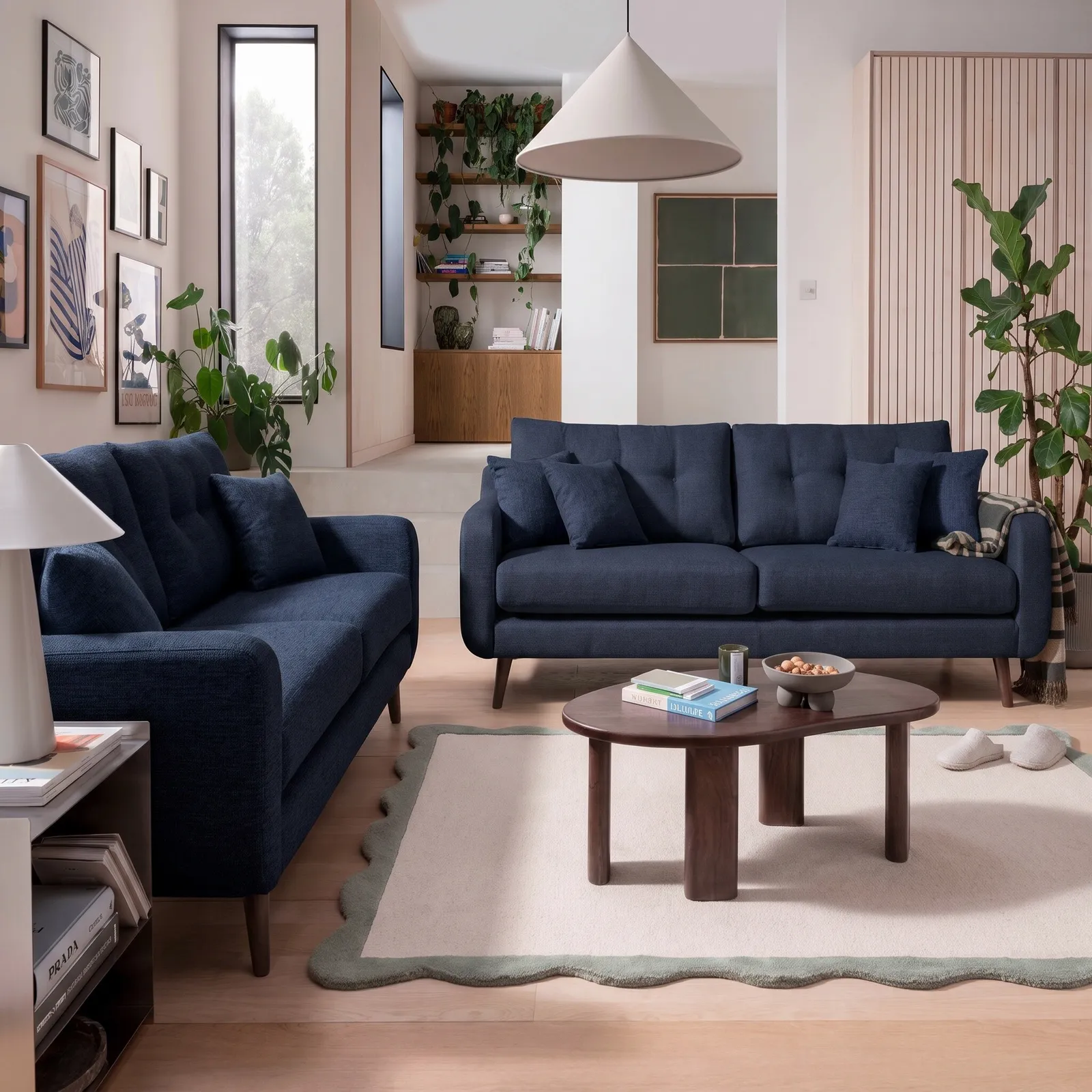 Myers Large Sofa, Navy | Barker & Stonehouse 2