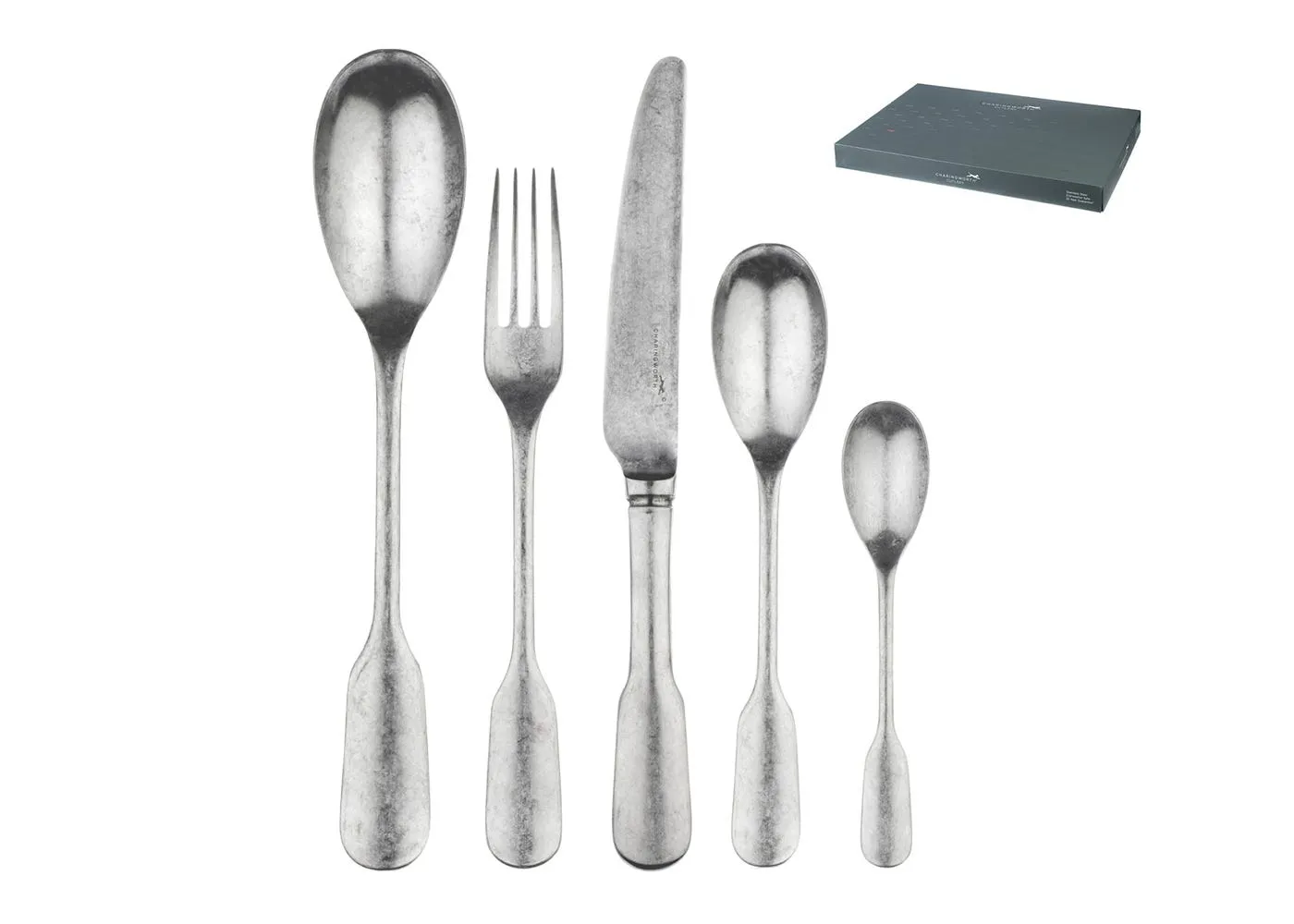 Charingworth Fiddle Vintage Satin 42 Piece Set