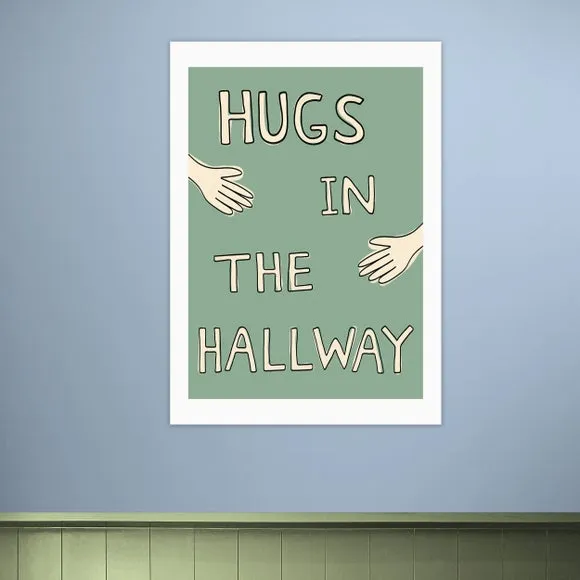 East End Prints Hugs in the Hallway Print 1