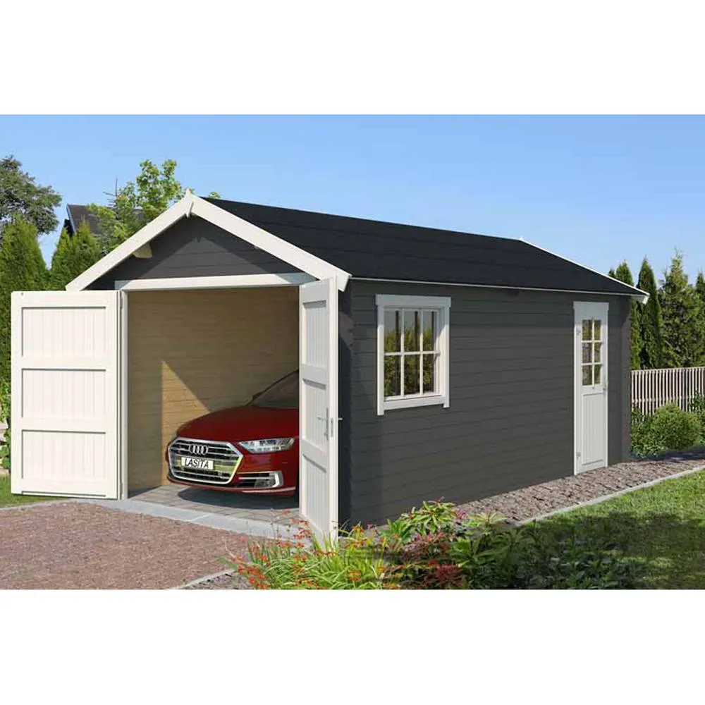 Lasita Maja Ltd Dillon 540-Log Cabin, Garden Room, Home Office - L339.9xW580xH273.6 cm in Light Brown 3