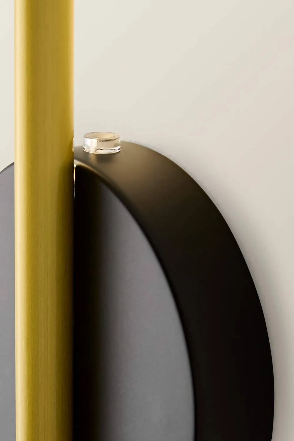 ValueLights Lymm Pair Pillar Rechargeable Slimline Stem LED Wall Light in Gold 4