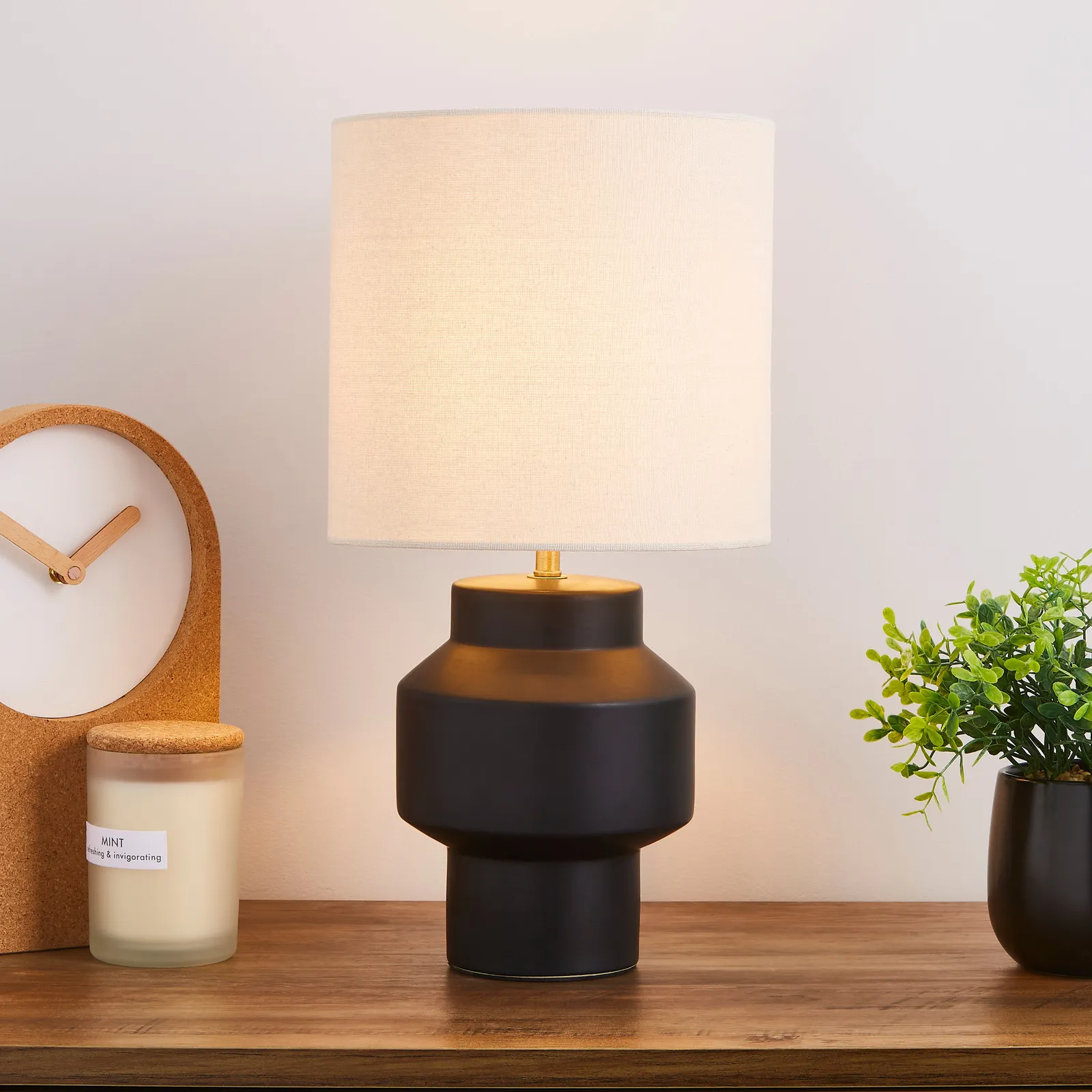 Montreal 42cm Table Lamp Black