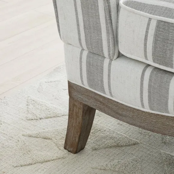 Esme Linen Stripe Chair 5