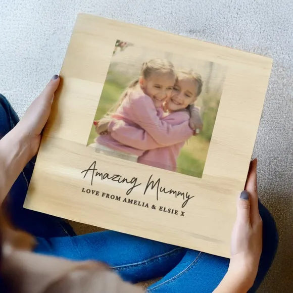 Personalised Photo Wooden Keepsake Box 4