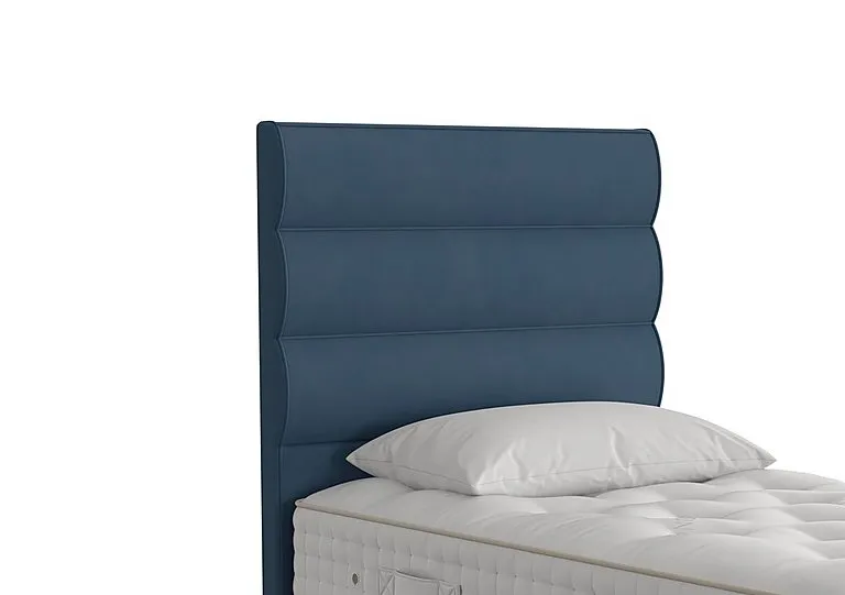 Triton Floor Standing Headboard - Single - Plush Petrol