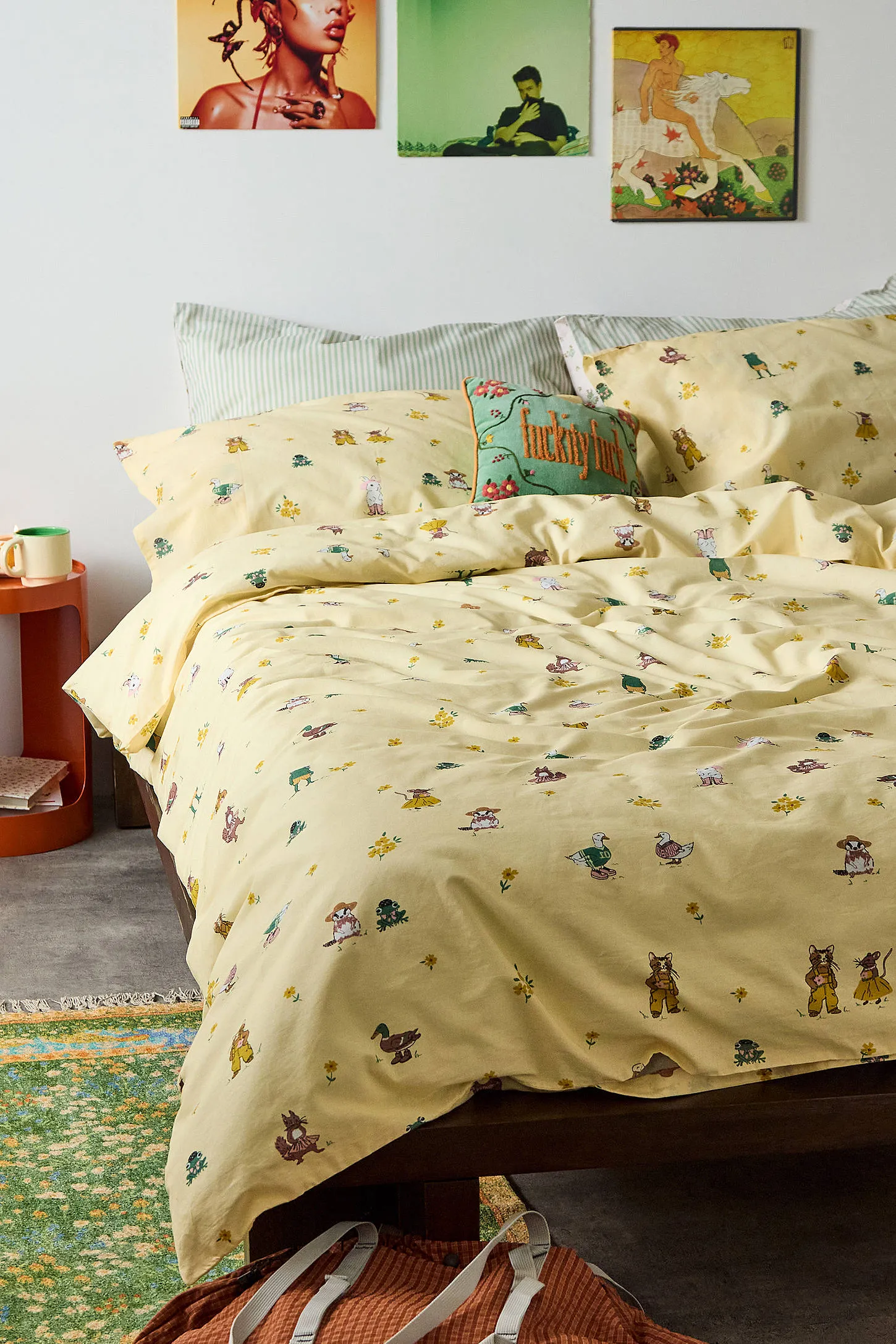 Party Animals Duvet Set - Yellow 4