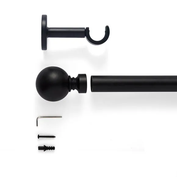 Ashton Fixed Metal Curtain Pole 3