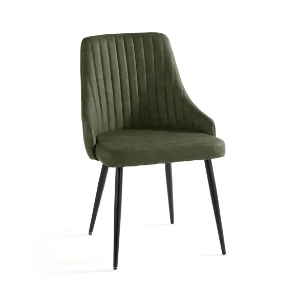 Shea Set of 2 Dining Chairs, Faux Leather 5