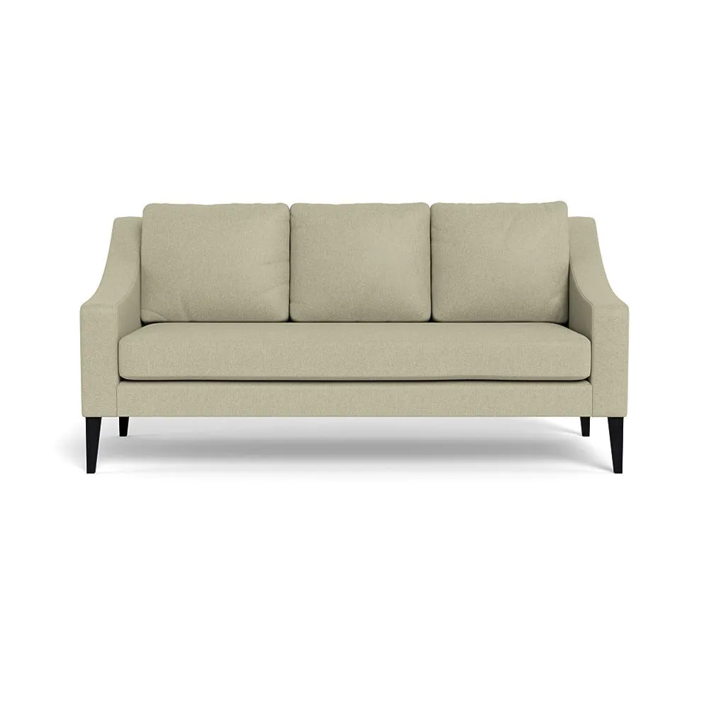 Heal's Richmond 3 Seater Sofa Cotton Grain Black Feet