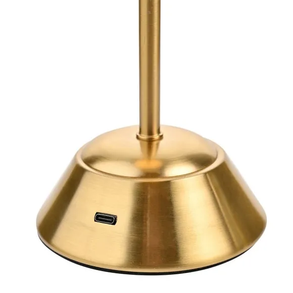 Hestia Thin Stem Rechargeable Colour Changing LED Touch Table Lamp 6
