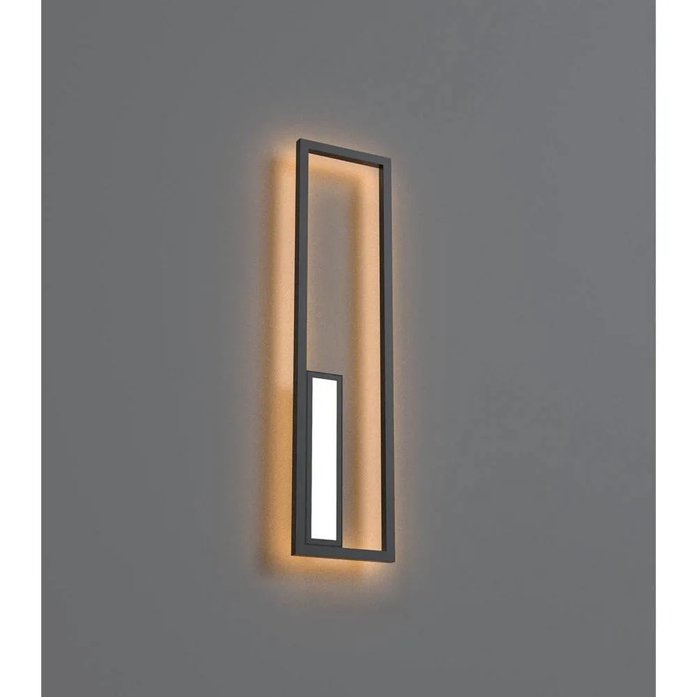 Netlighting Boutique Rectangle Wall Lamp Dimmable 40W LED 3000K 2250lm Black 2