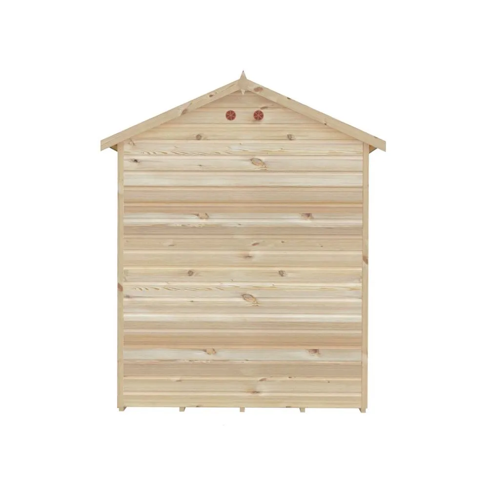 Shires Mayfield 20 x 6 Summerhouse - Wood - L179 x W595 x H240.9 cm in Light Brown 5