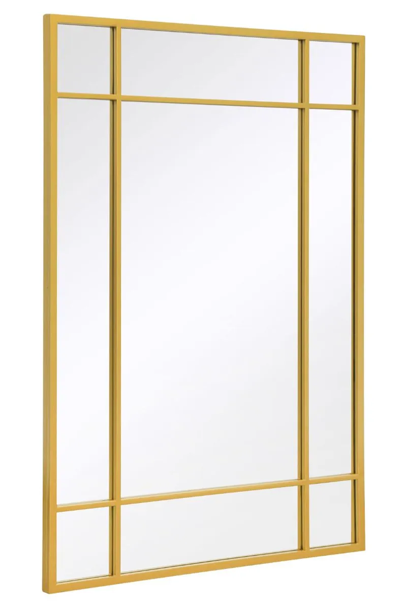 MirrorOutlet Gold Modern Contemporary Wall Mirror 39" X 27" (100CM X 70CM) 4