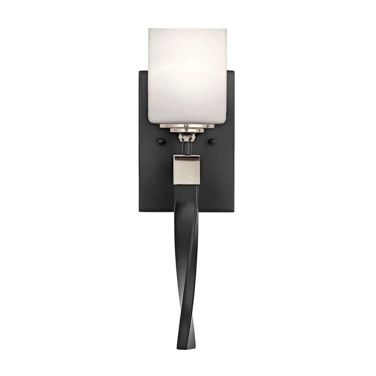 Netlighting Kichler Marette Wall Lamp with Shade Black IP44 2