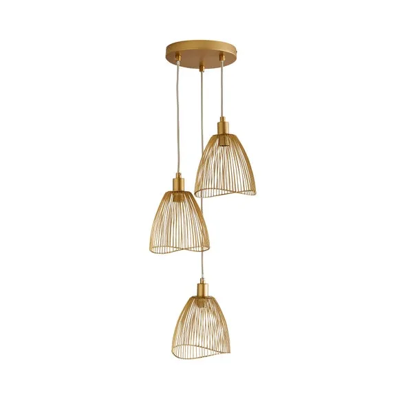 Elements Jaula 3 Light Cluster Ceiling Light 5