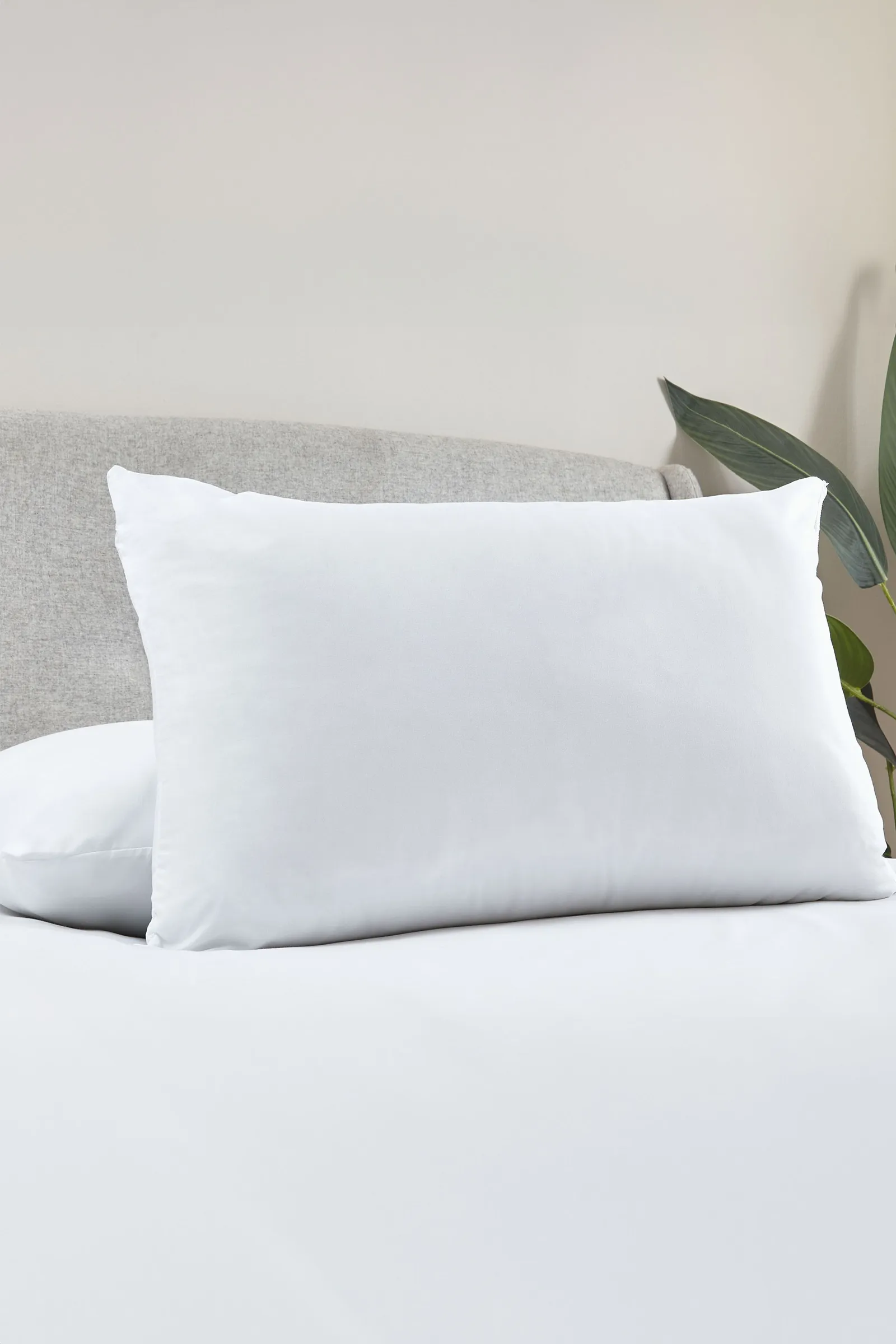 Catherine Lansfield 'Home Essentials' Microfibre Pillow Pair in White