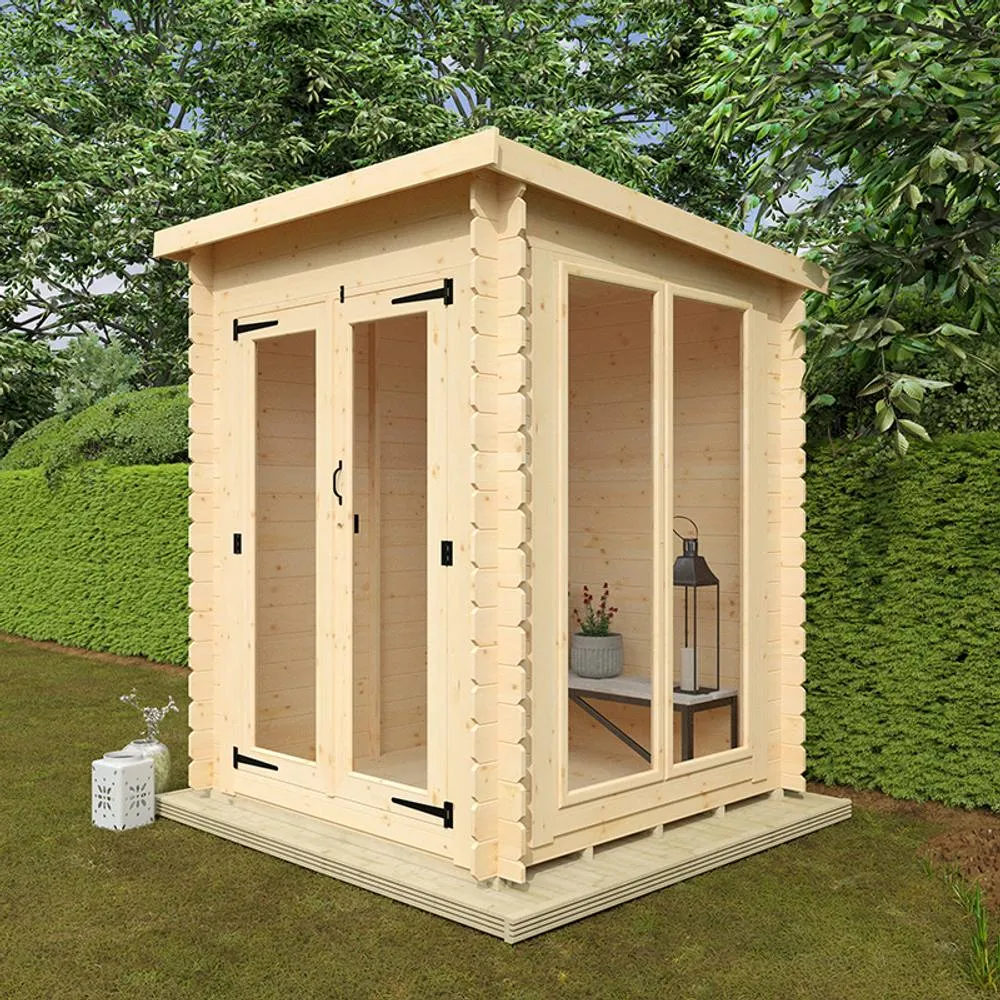 Buttercup Farm 6x6 Astoria 19mm Flex - L175 x W175 x H217 cm in Natural 6