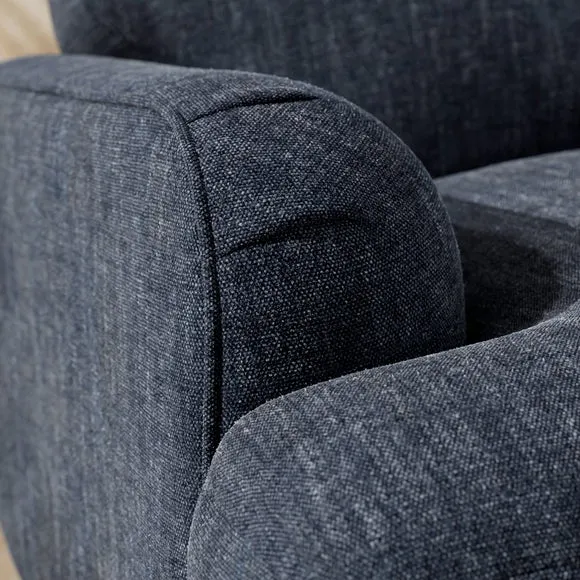 Arthur Linen Chenille Snuggle Chair 3
