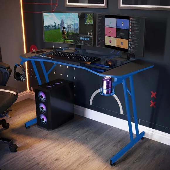 X Rocker Panther Evo Gaming Desk with Mouse Mat 1