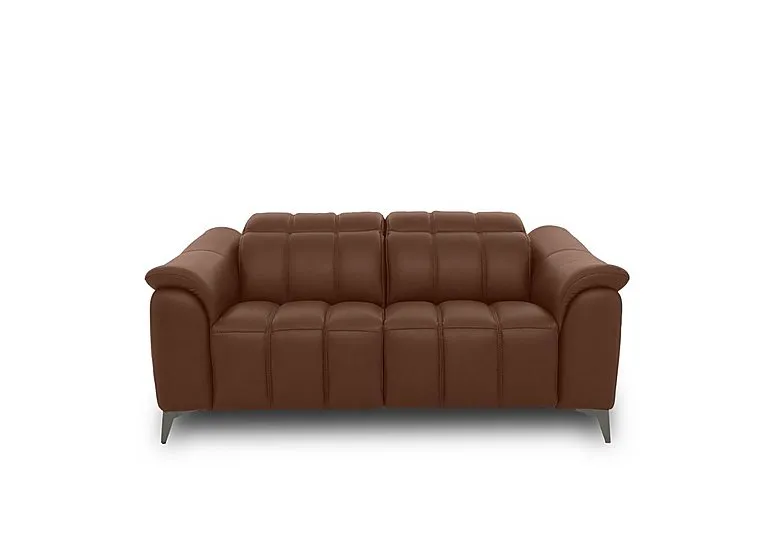 Angelo Leather 2 Seater Sofa - Roast