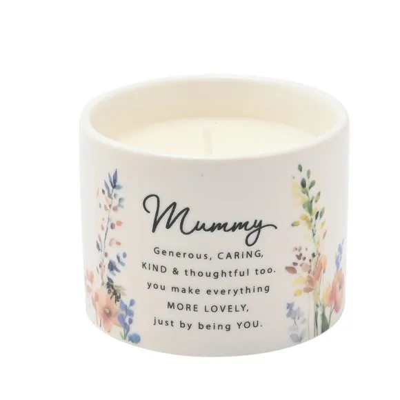 The Cottage Garden Ceramic Candle 100g Mummy, Multi 3