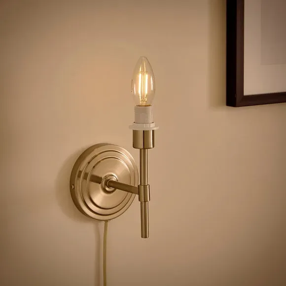 Sutton Plug In Wall Light Fitting 2