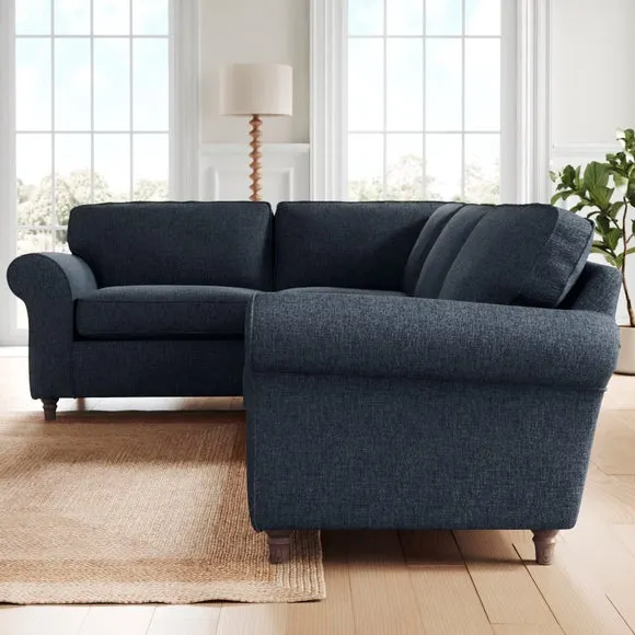 Flori Soft Chenille Corner Sofa 3