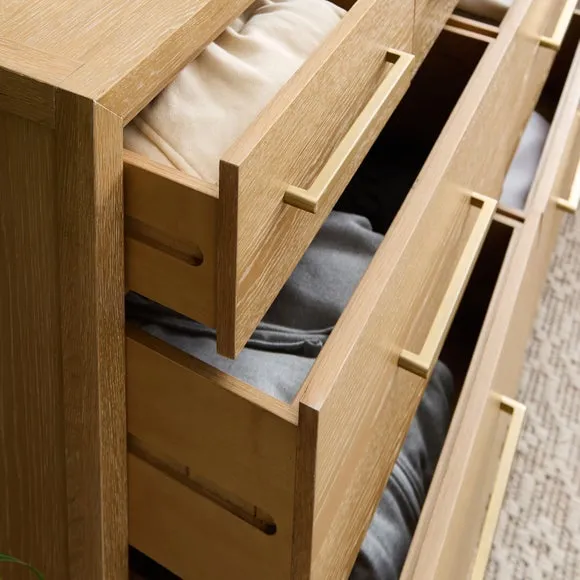 Holden 7 Drawer Chest, Oak 3