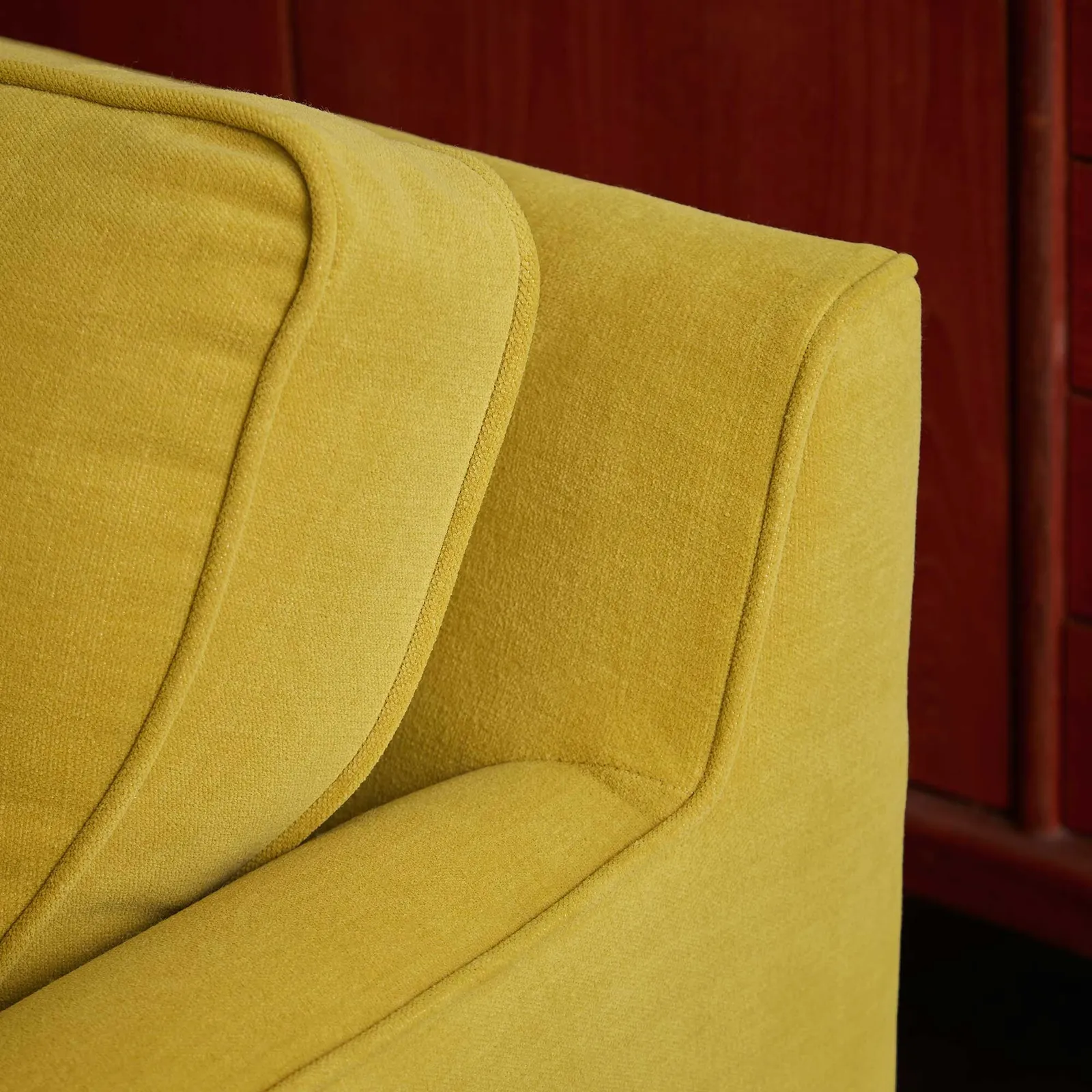 Orla Kiely Arklow Snuggler, Yellow Fabric | Barker & Stonehouse 6