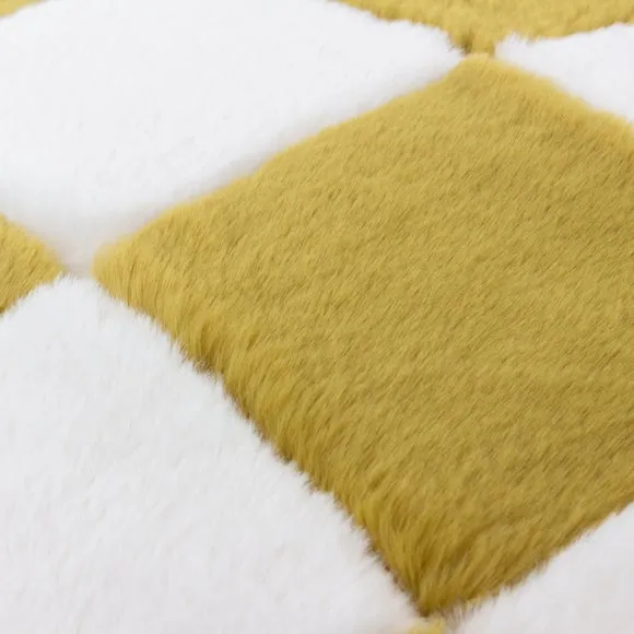 Heya Home Cozee Check Square Cushion 2