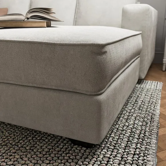 Claude Tonal Chenille Corner Chaise Sofa 5