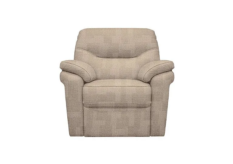 Seattle Fabric Power Recliner Armchair with Power Lumbar and Heated Seat - Faro Mist
