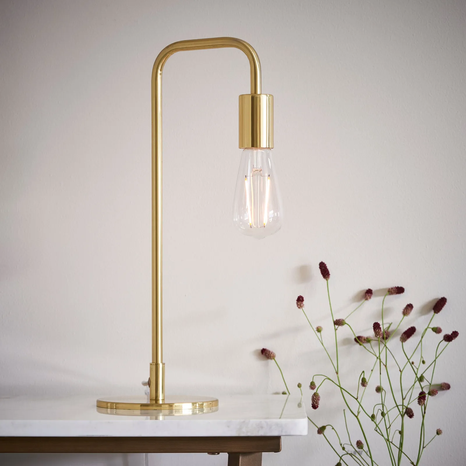 Vogue Cay Desk Lamp Brass
