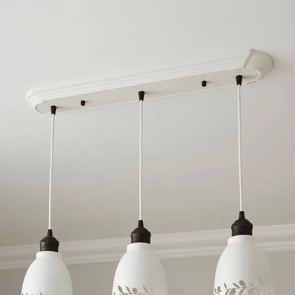 Churchgate Arthingworth Industrial 3 Light Diner Ceiling Light 3