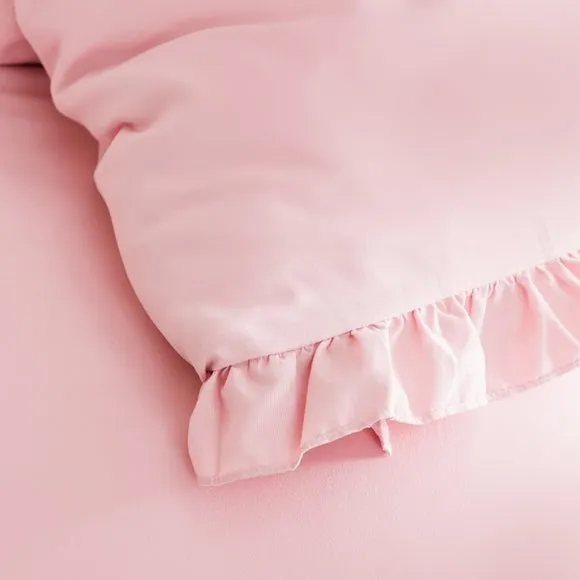 Briona Frilled Edge Duvet Cover & Pillowcase Set 4