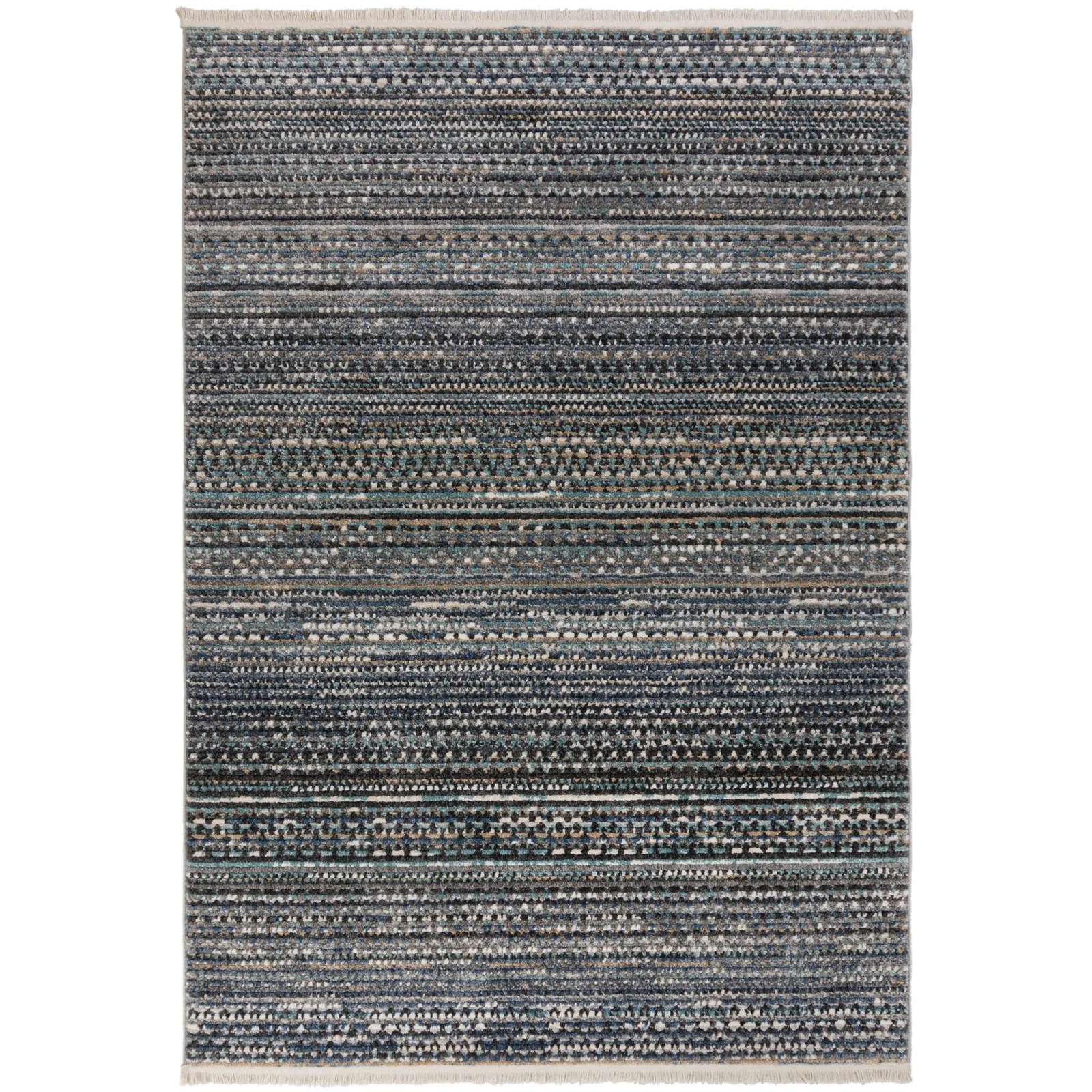 Parker Rug Blue and Brown