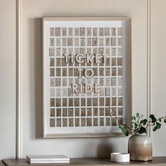 Cedar and Sage Travel Graphic Framed Print