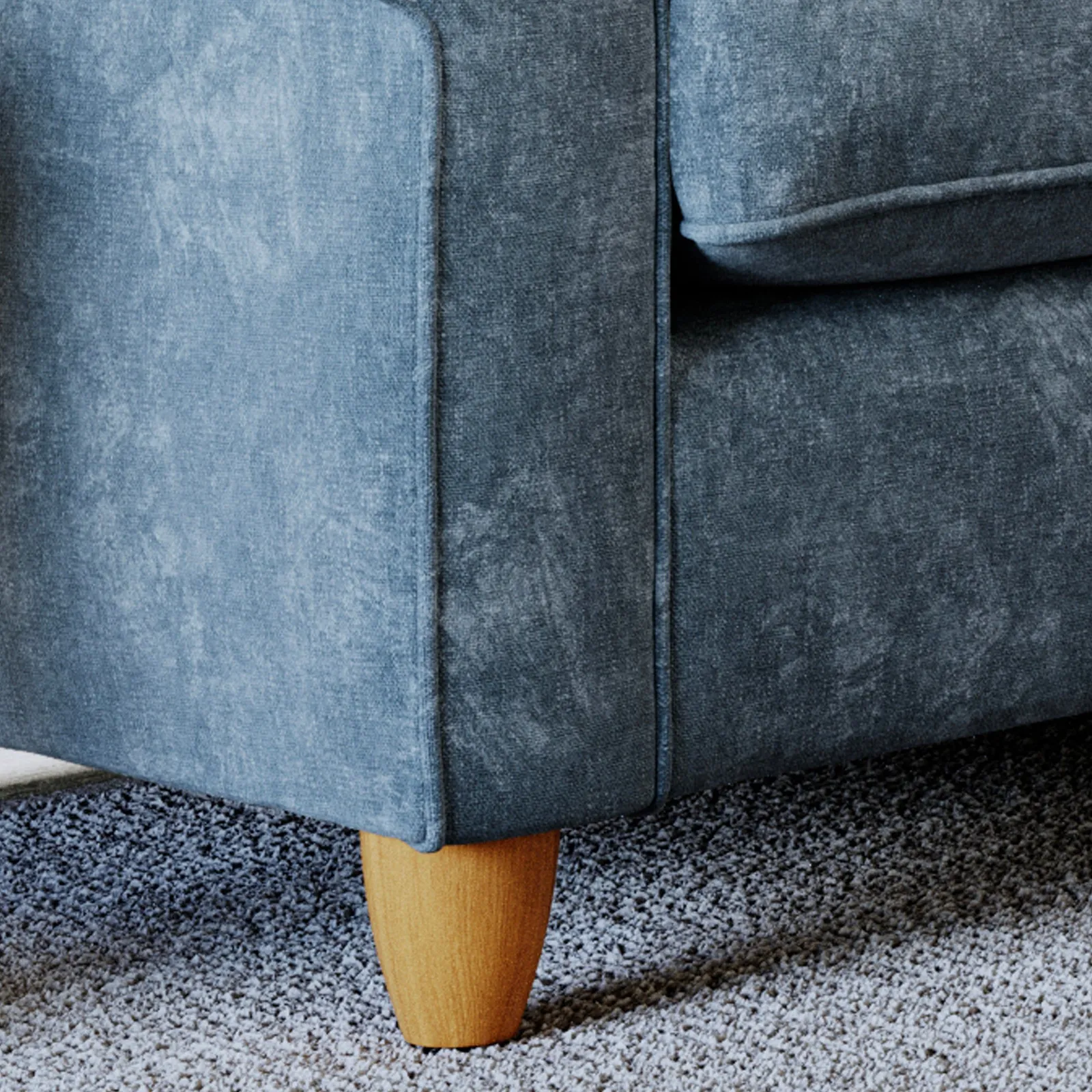 The Great Sofa Company Flora Large Sofa Glory Steel in Dark Blue 5