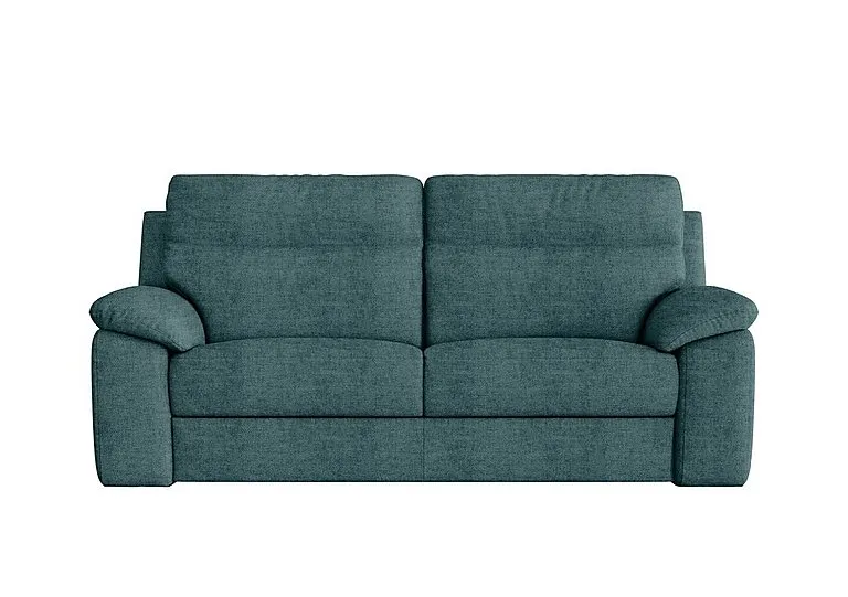 Pepino 3 Seater Fabric Sofa - Baobab Blue