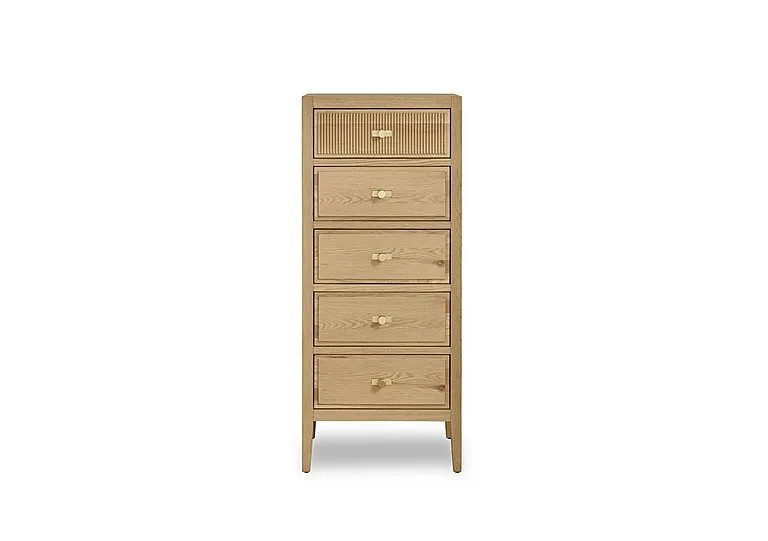 Alicent 5 Drawer Tallboy - Bedroom Furniture - In Time for Christmas