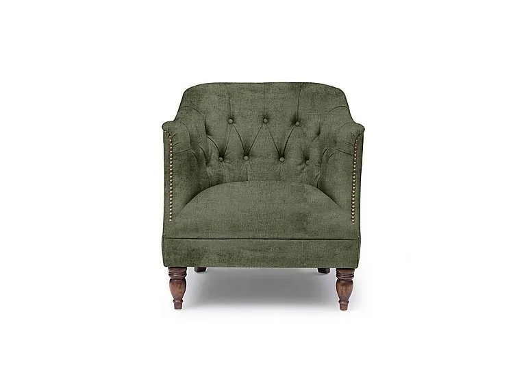 Henson Fabric Accent Tub Chair - Hunter Green